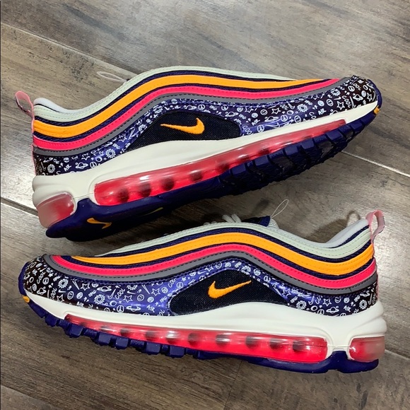 NIKE AIR MAX 97 GS regency purple/laser orange - Picture 9 of 16